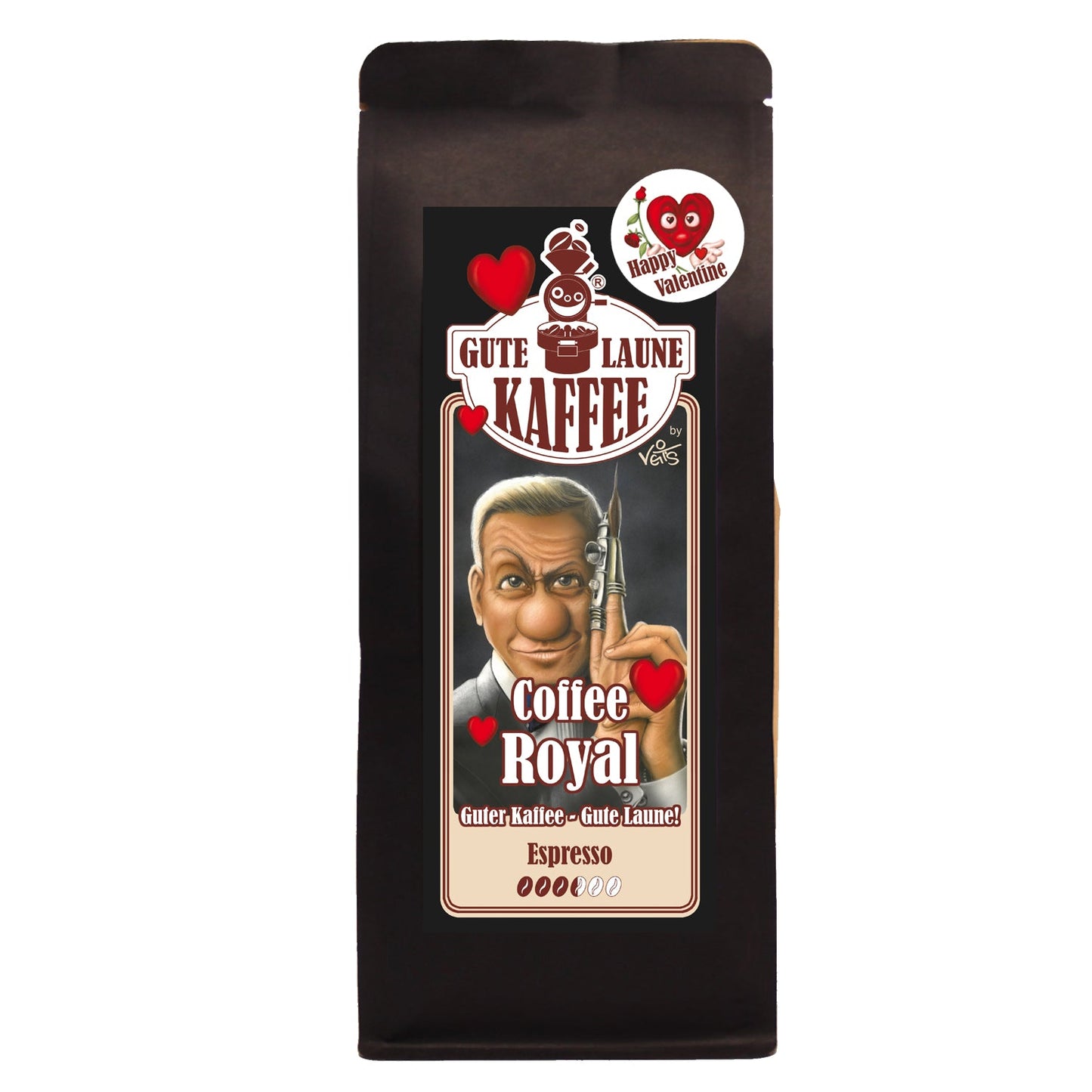 Gute Laune Espresso Coffee Royal Happy Valentine