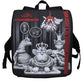 Veit'S Gute Laune Rucksack mit Katzen-Motiv "Veit`S ROYAL SILLY CATS Noir"
