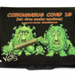Veit'S Gute Laune Tasche Schultertasche Laptoptasche Messenger Bag mit Motiv: Coronavirus Covid 19 (lat: virus analus maximus)