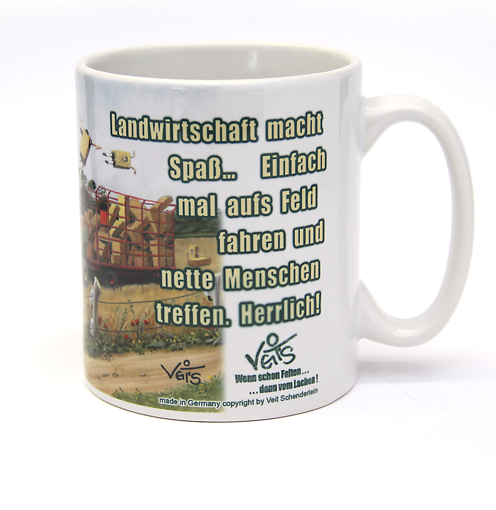 Tassen, Kaffeebecher, Veit`S Gute Laune Tasse Landwirt