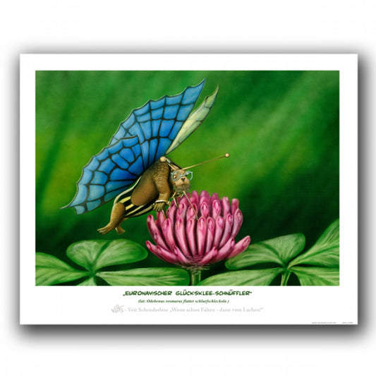Bild Karikatur Cartoon Walross Schmetterling Pflanze Tiere "Veit`S Exoten"