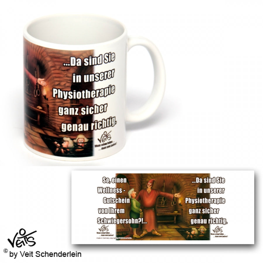 Tassen, Kaffeebecher, Kaffeetassen, Veit`S Gute Laune Tassen, Physiotherapie, Schwiegermutter